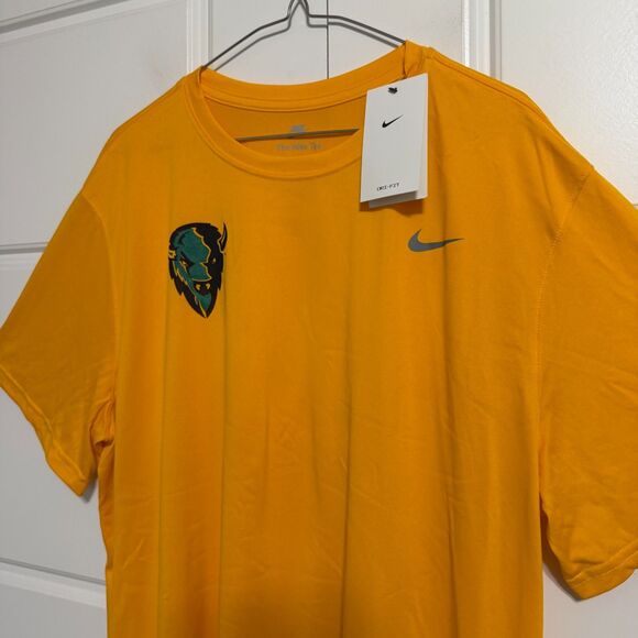 Nike North Dakota State Bison Football Shirt Men’s XXL Gold Polyester NWT - Picture 8 of 8